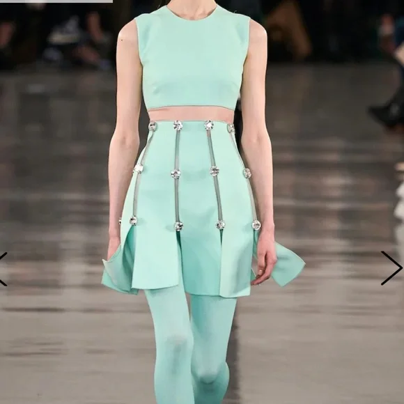 Giambattista Valli Dresses | Brand New With Tags Giambattista Valli Crepe & Tulle Panel Mini Dress Size 38 | Color: Blue | Size: 2 | Elliegraff's Giambattista Valli Dresses | Brand New With Tags Giambattista Valli Crepe & Tulle Panel Mini Dress Size 38 | Color: Blue | Size: 2 | Elliegraff's